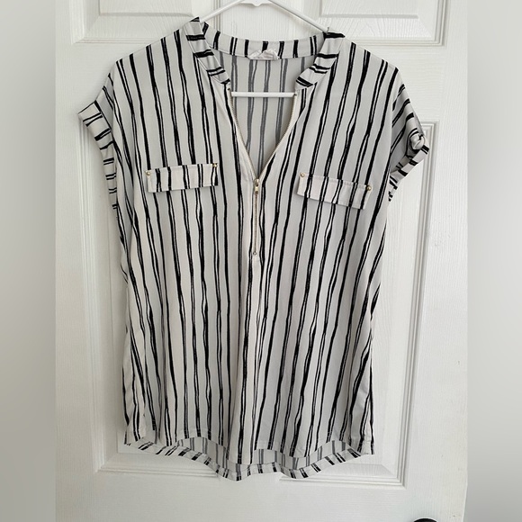 Black and white Stripes blouse - Picture 1 of 1